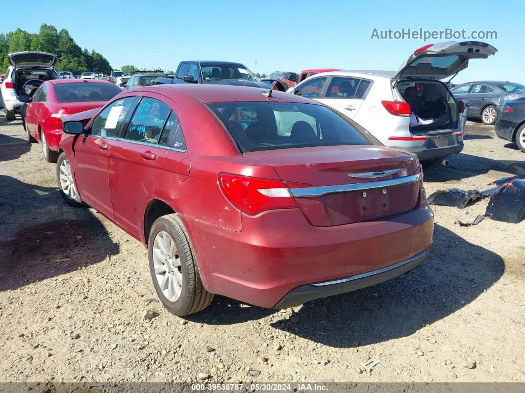 2014 Chrysler 200 Touring Red vin: 1C3CCBBB4EN152439