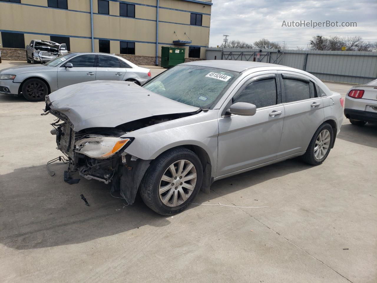 2014 Chrysler 200 Touring Silver vin: 1C3CCBBB4EN178748