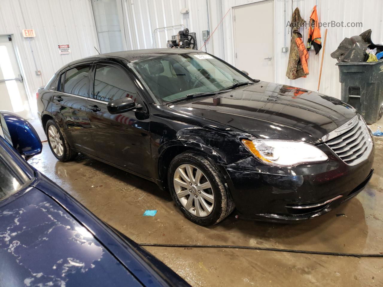 2014 Chrysler 200 Touring Black vin: 1C3CCBBB5EN112239