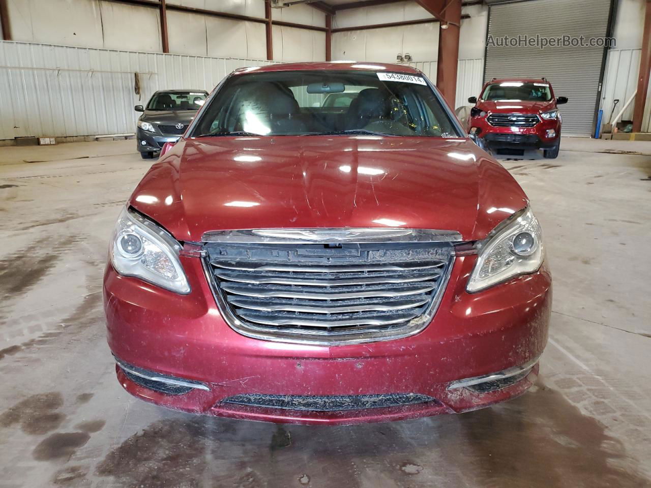 2014 Chrysler 200 Touring Burgundy vin: 1C3CCBBB5EN119014