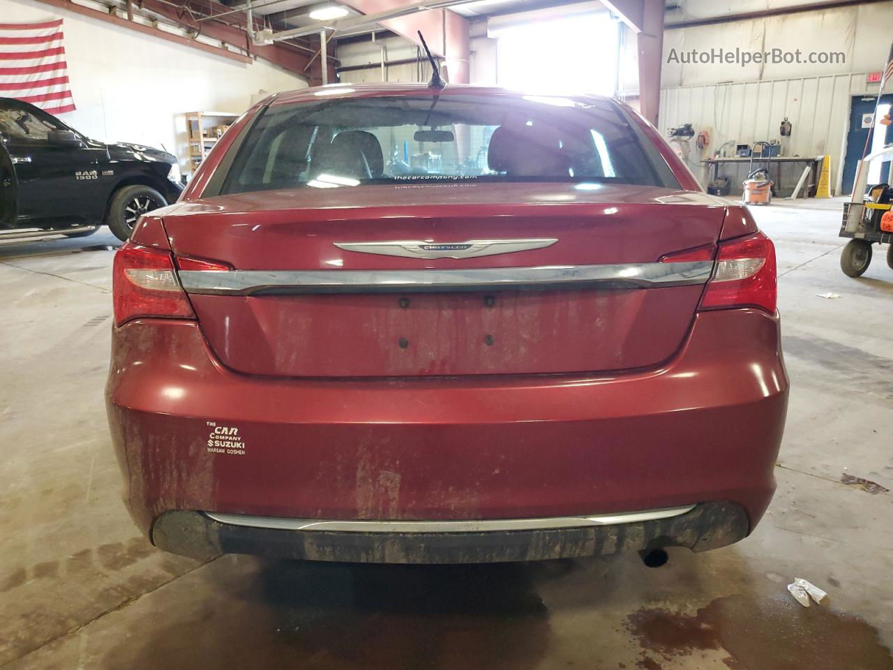 2014 Chrysler 200 Touring Burgundy vin: 1C3CCBBB5EN119014