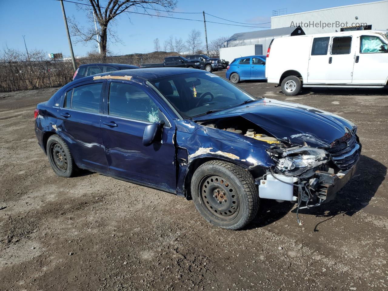 2014 Chrysler 200 Touring Blue vin: 1C3CCBBB6EN100987