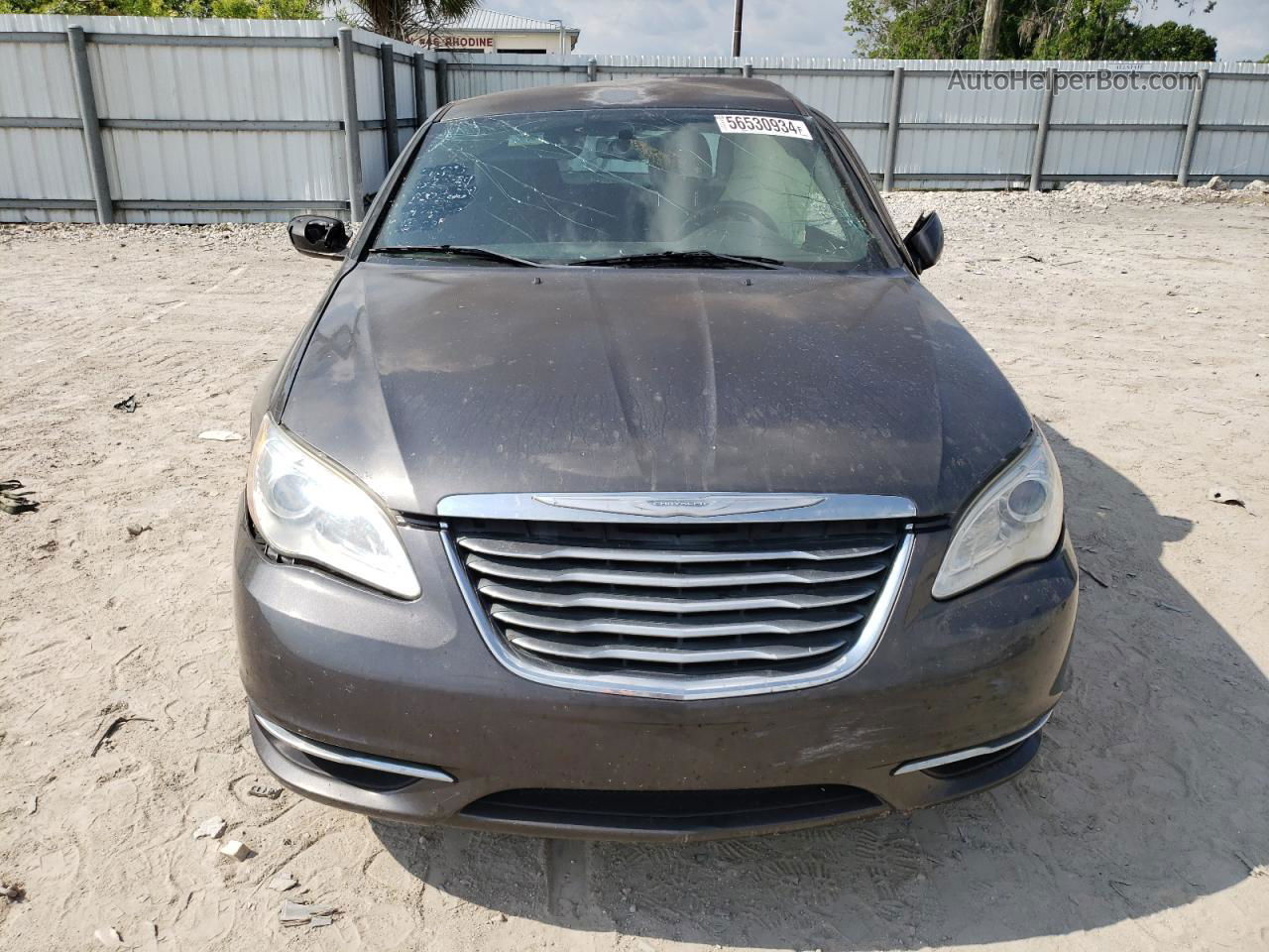 2014 Chrysler 200 Touring Gray vin: 1C3CCBBB6EN192912