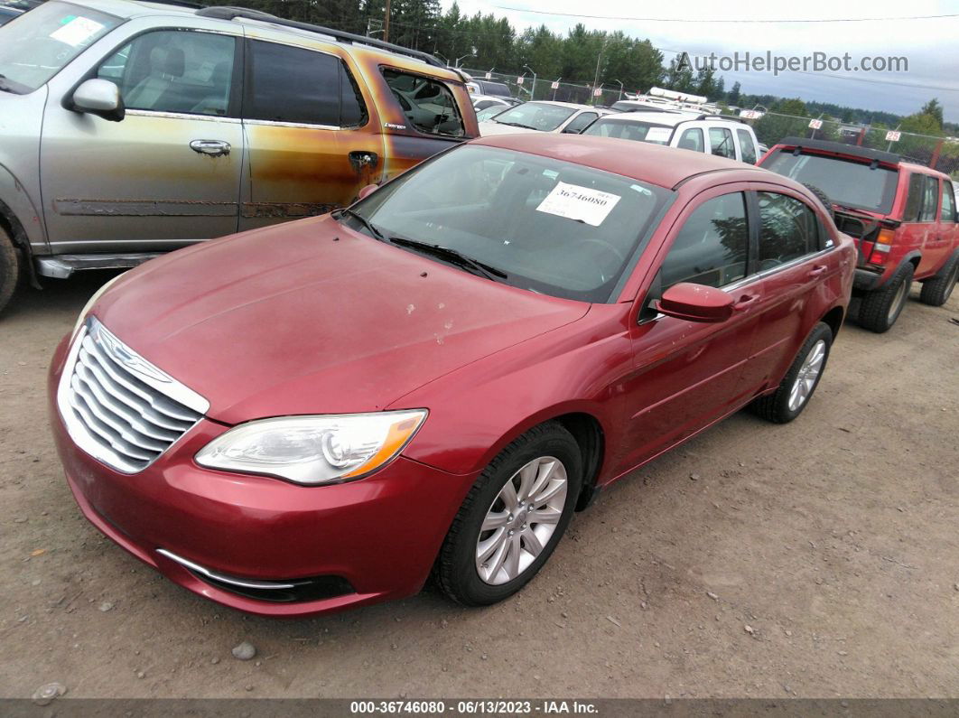 2014 Chrysler 200 Touring Красный vin: 1C3CCBBB6EN197138