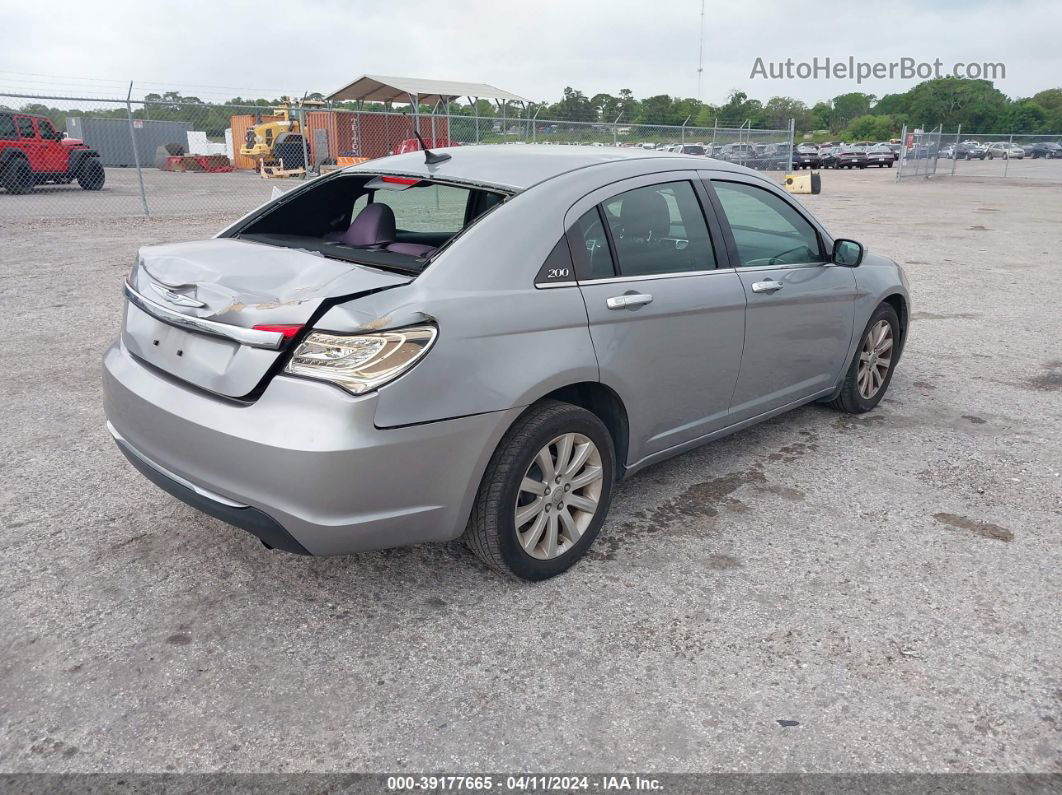 2014 Chrysler 200 Touring Gray vin: 1C3CCBBB8EN117984