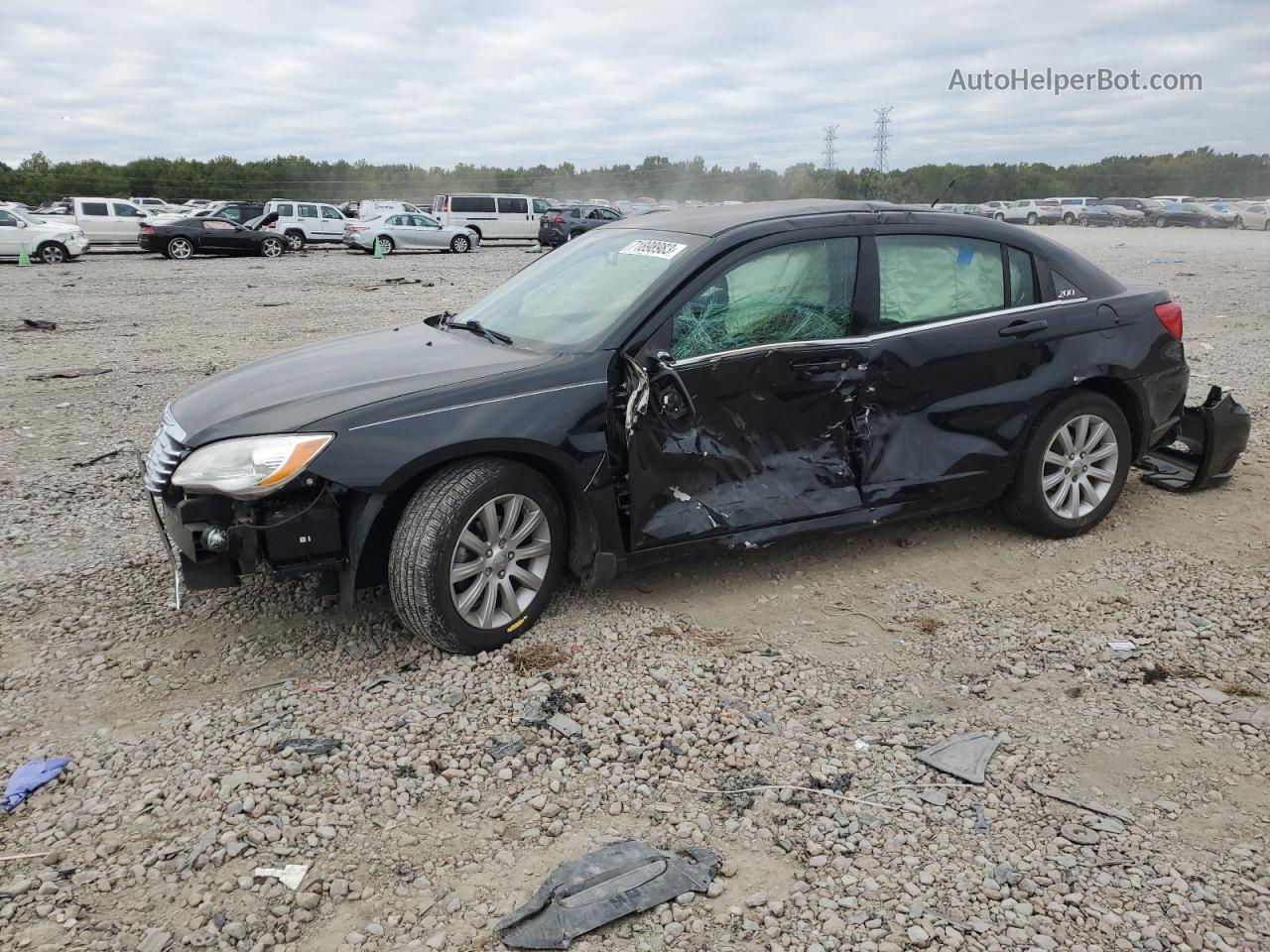 2014 Chrysler 200 Touring Черный vin: 1C3CCBBB8EN118987