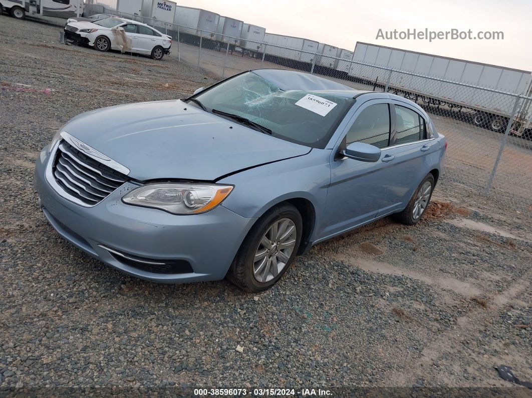 2014 Chrysler 200 Touring Синий vin: 1C3CCBBB8EN186433