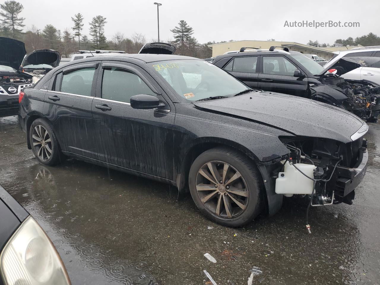 2014 Chrysler 200 Touring Black vin: 1C3CCBBB9EN186134