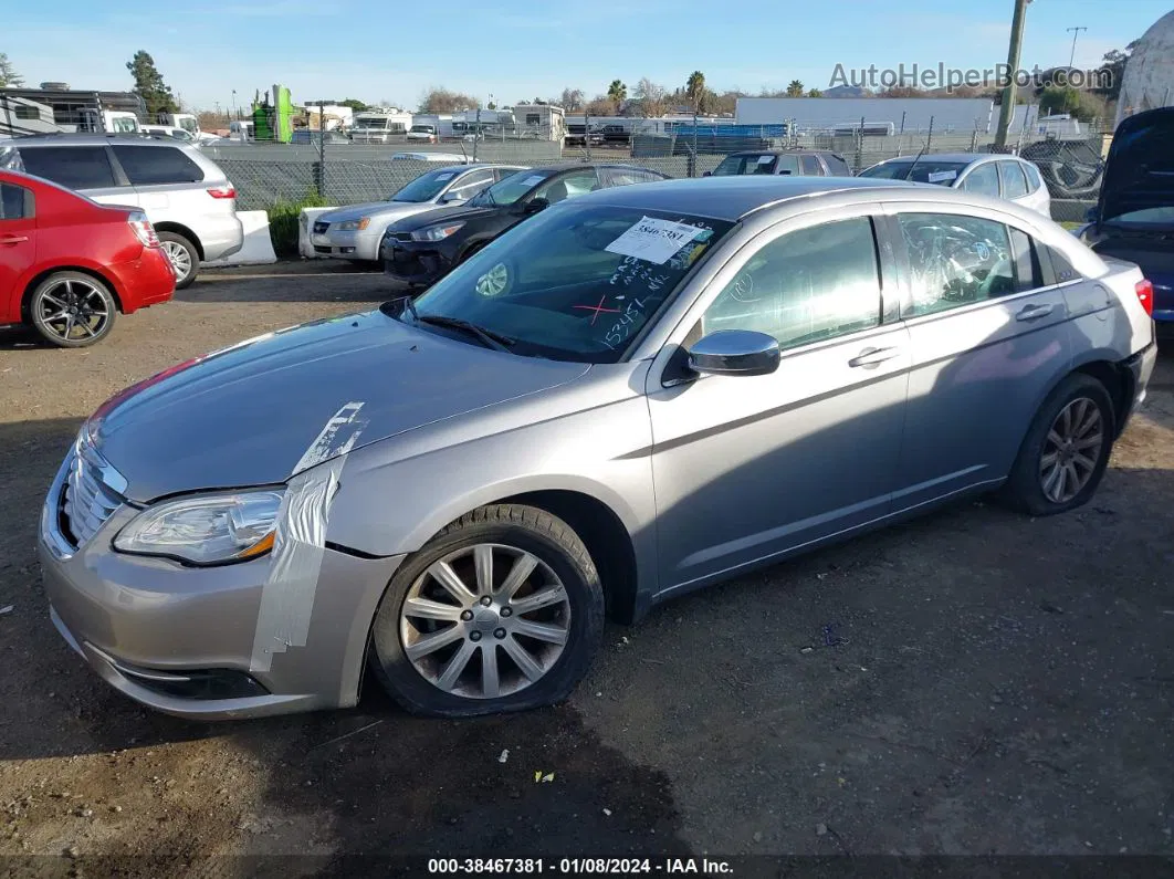 2014 Chrysler 200 Touring Silver vin: 1C3CCBBBXEN153451