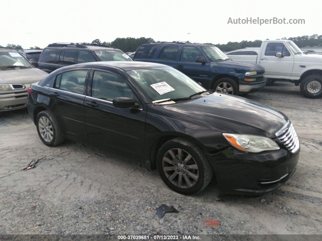 2014 Chrysler 200 Touring Black vin: 1C3CCBBBXEN194985