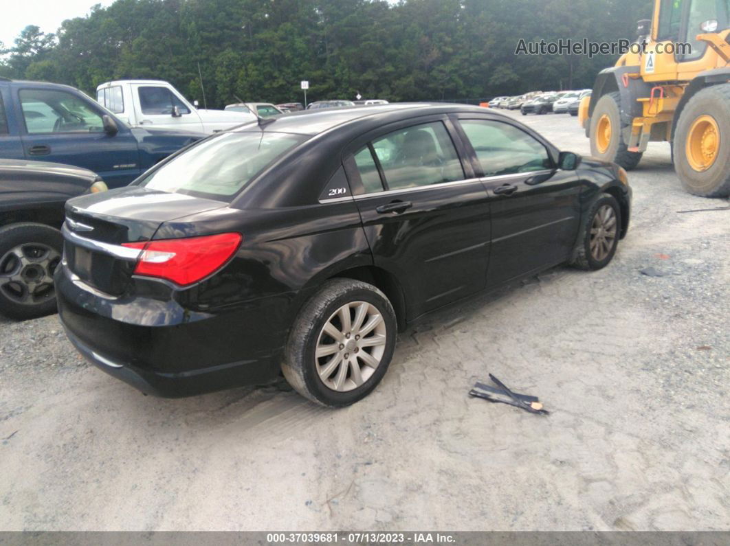 2014 Chrysler 200 Touring Black vin: 1C3CCBBBXEN194985