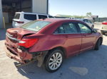 2014 Chrysler 200 Touring Maroon vin: 1C3CCBBBXEN204656