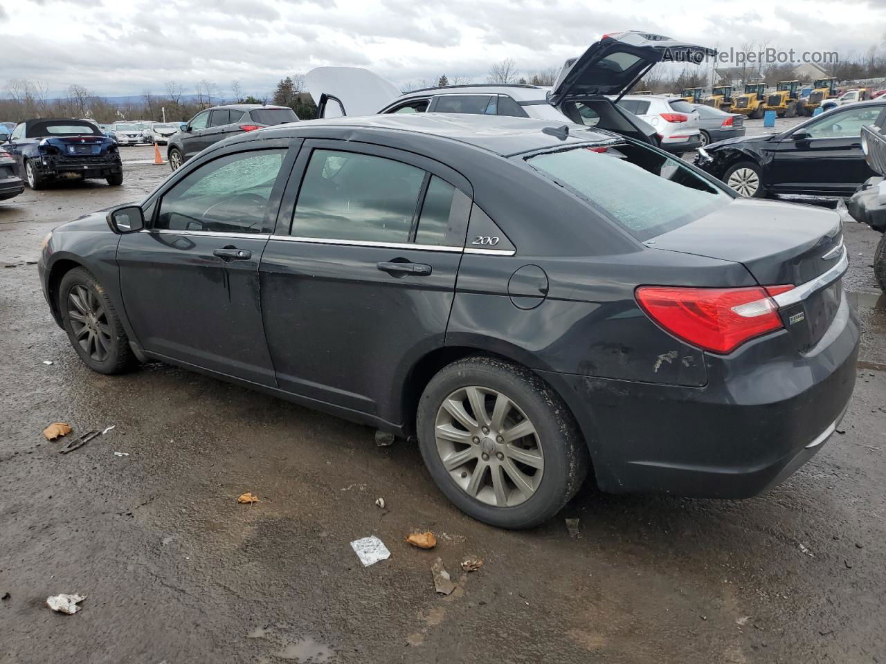 2014 Chrysler 200 Touring Black vin: 1C3CCBBG0EN114119