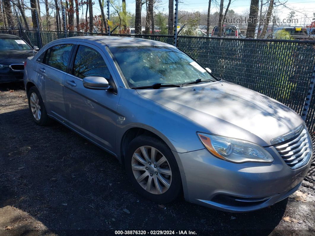 2014 Chrysler 200 Touring Silver vin: 1C3CCBBG0EN145029