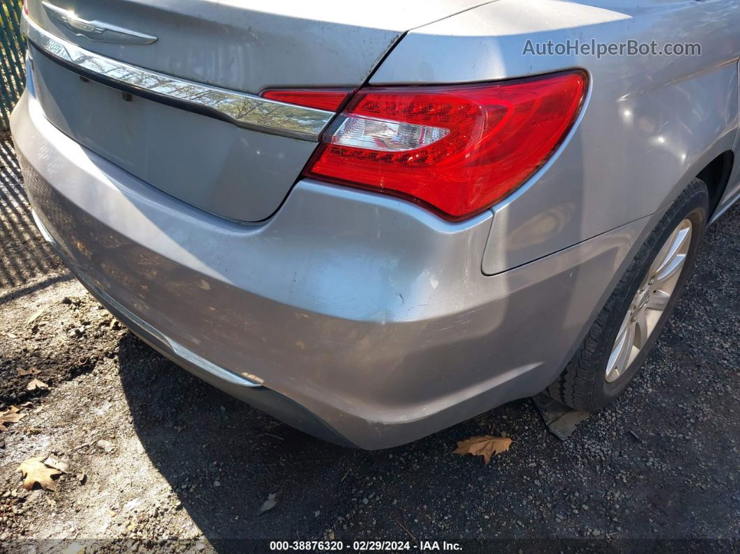 2014 Chrysler 200 Touring Silver vin: 1C3CCBBG0EN145029