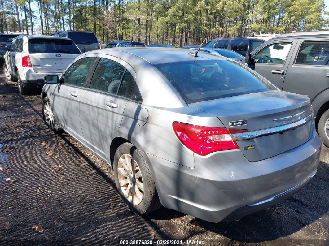 2014 Chrysler 200 Touring Silver vin: 1C3CCBBG0EN145029