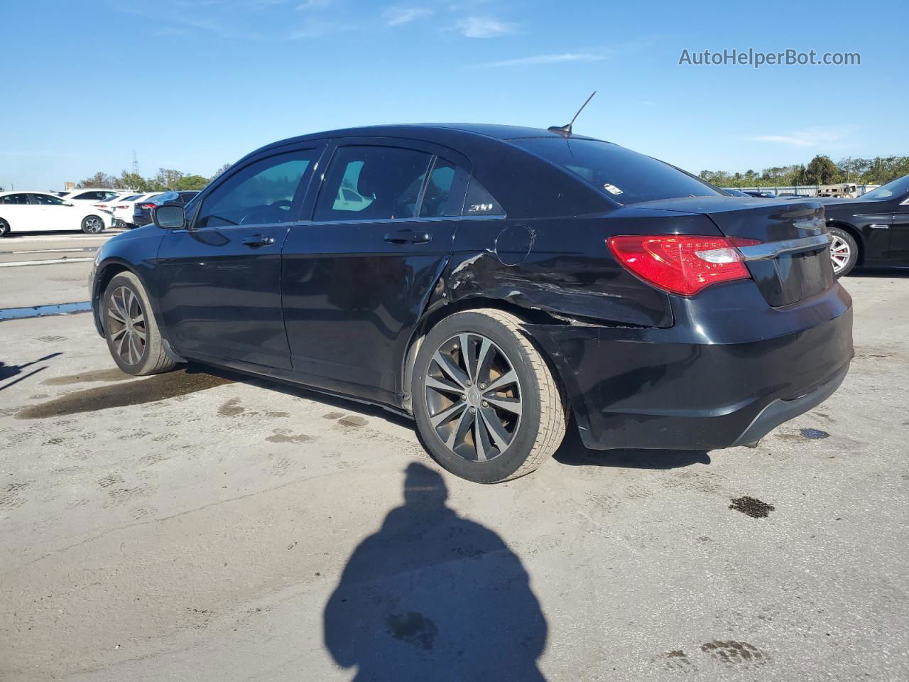 2014 Chrysler 200 Touring Черный vin: 1C3CCBBG0EN150277