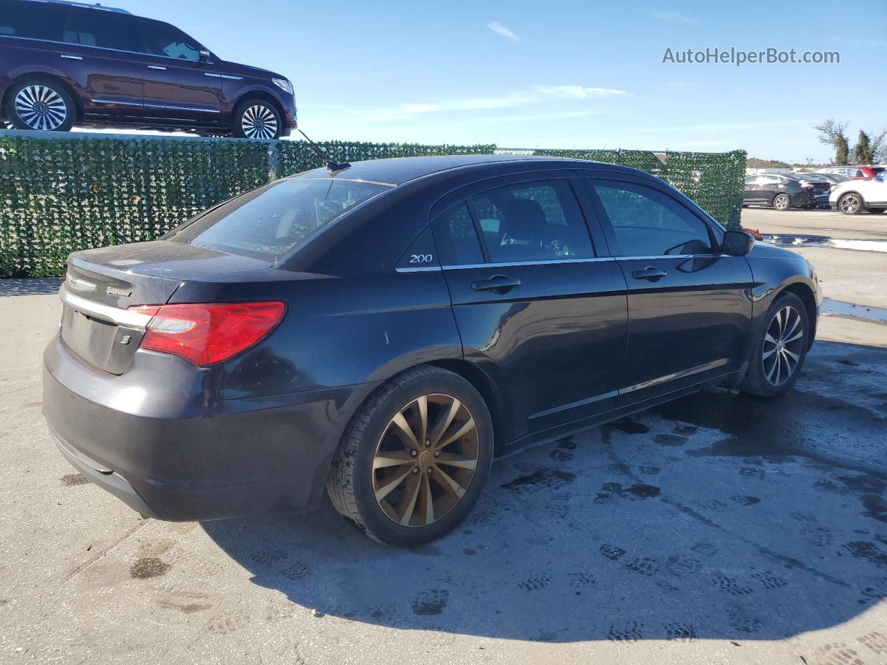 2014 Chrysler 200 Touring Черный vin: 1C3CCBBG0EN150277