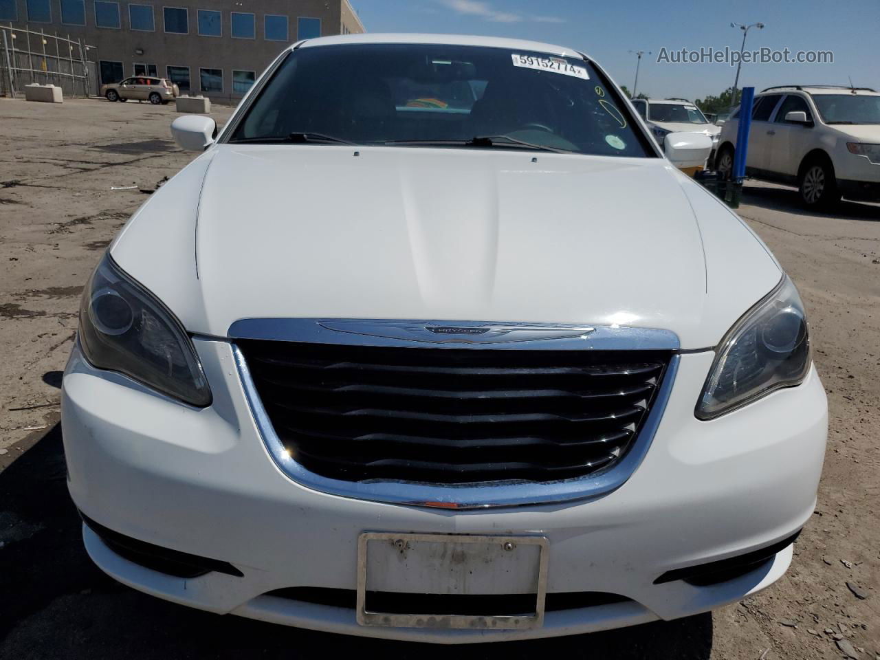 2014 Chrysler 200 Touring White vin: 1C3CCBBG0EN152899