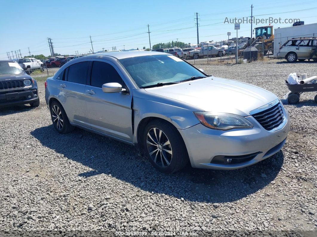 2014 Chrysler 200 Touring Silver vin: 1C3CCBBG0EN193369
