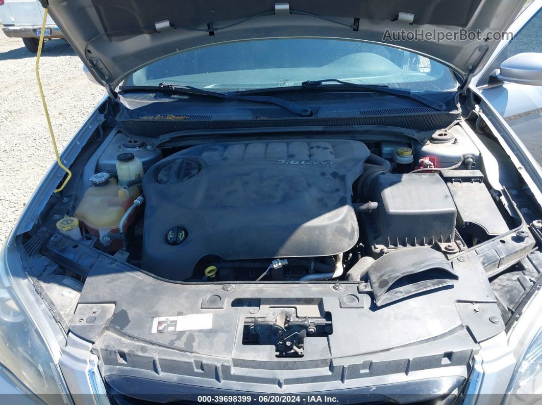 2014 Chrysler 200 Touring Silver vin: 1C3CCBBG0EN193369