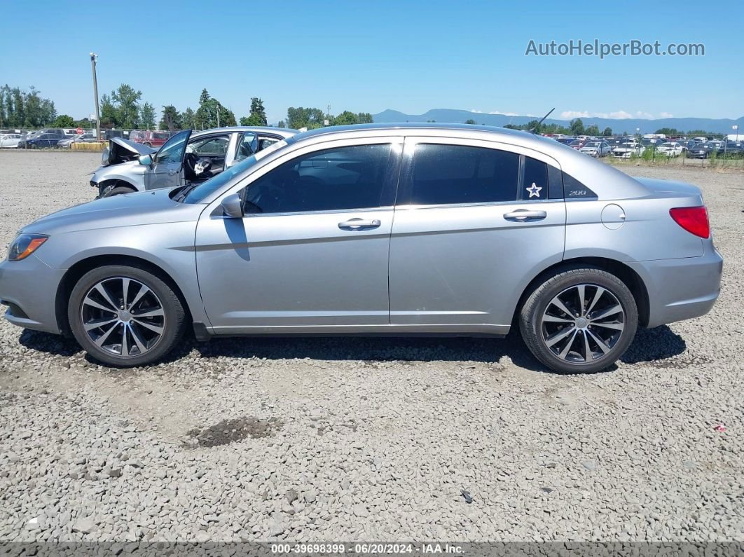 2014 Chrysler 200 Touring Silver vin: 1C3CCBBG0EN193369