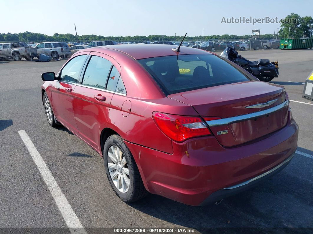 2014 Chrysler 200 Touring Red vin: 1C3CCBBG2EN115403