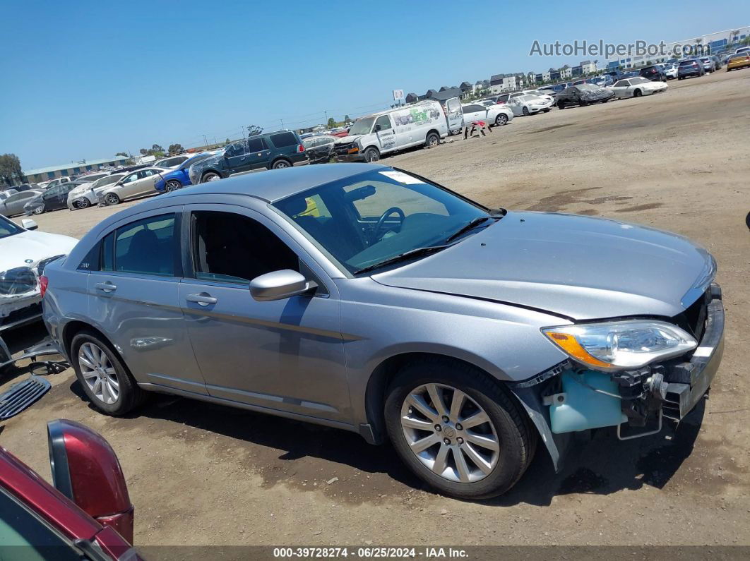 2014 Chrysler 200 Touring Silver vin: 1C3CCBBG2EN145047