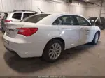 2014 Chrysler 200 Touring White vin: 1C3CCBBG3EN194810