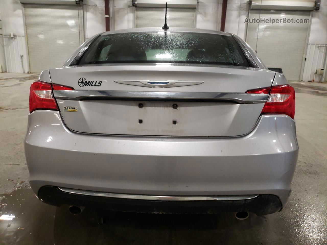 2014 Chrysler 200 Touring Silver vin: 1C3CCBBG3EN232178