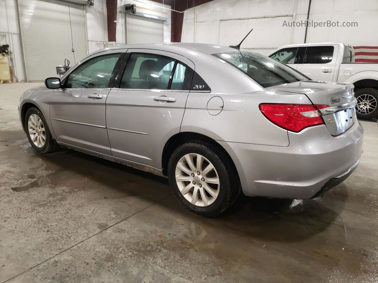 2014 Chrysler 200 Touring Silver vin: 1C3CCBBG3EN232178