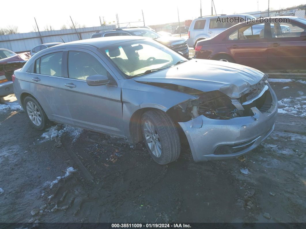 2014 Chrysler 200 Touring Silver vin: 1C3CCBBG4EN105892