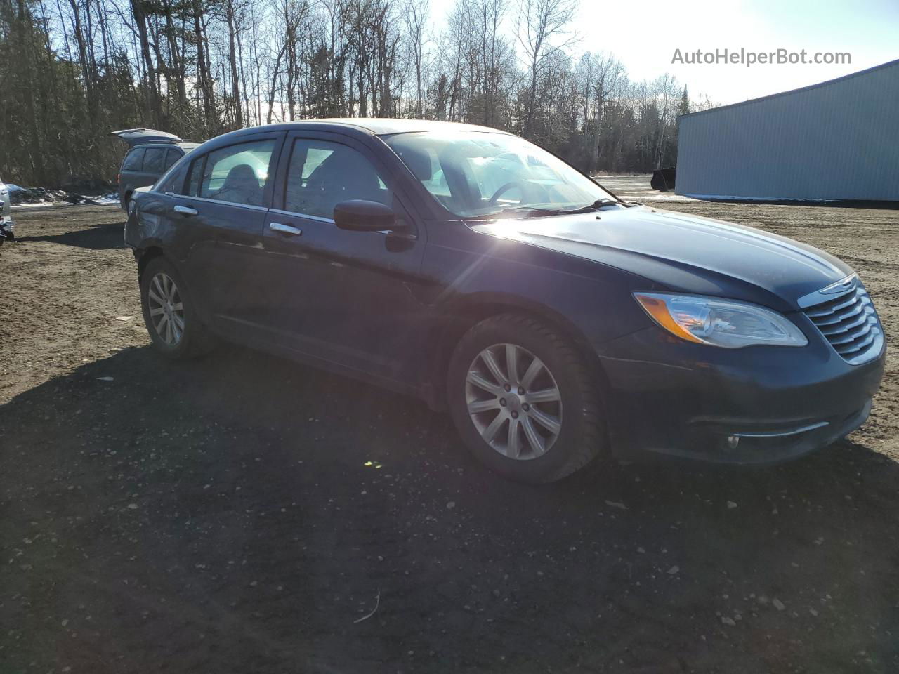 2014 Chrysler 200 Touring Синий vin: 1C3CCBBG4EN107335