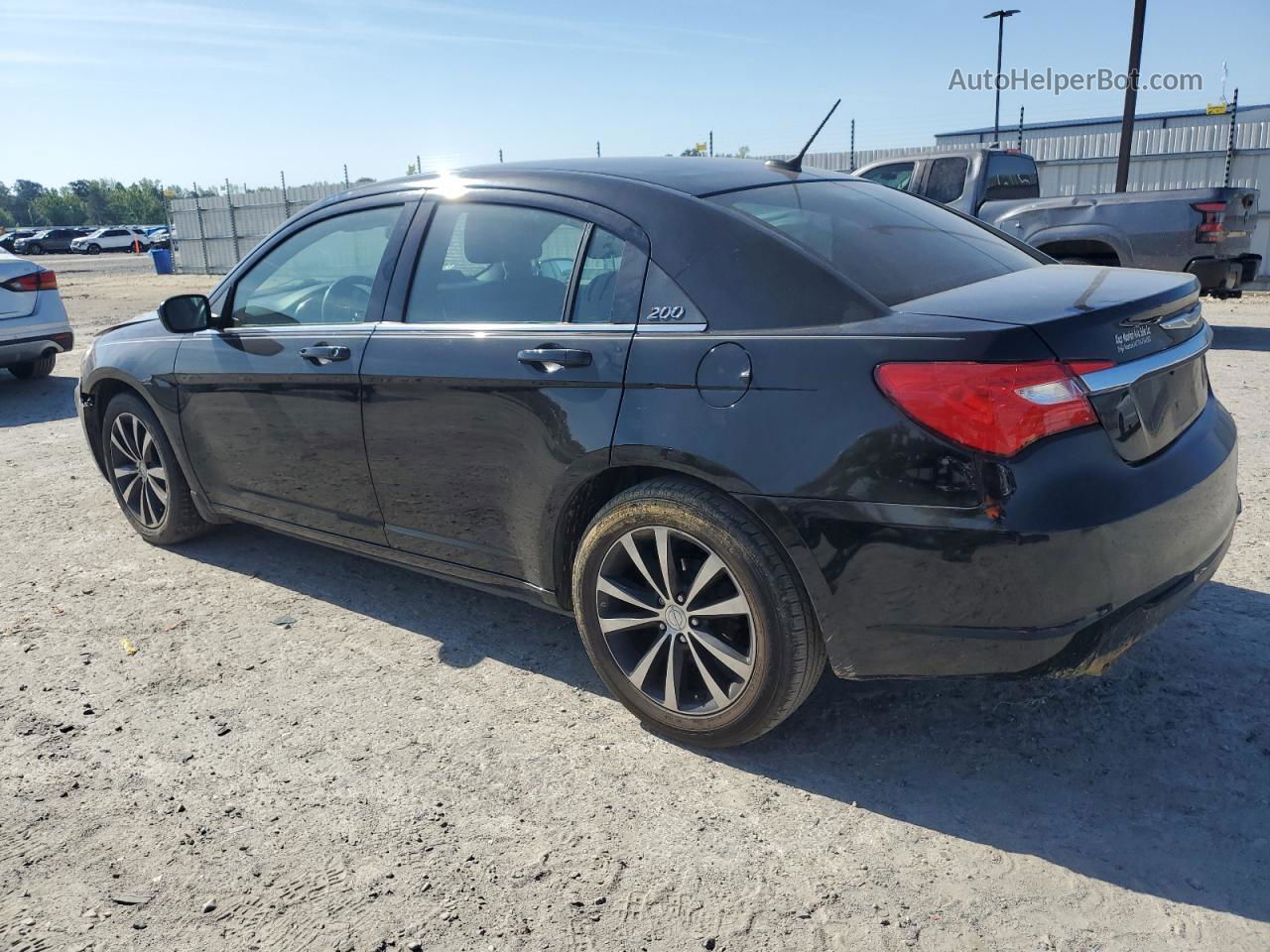 2014 Chrysler 200 Touring Black vin: 1C3CCBBG5EN197515