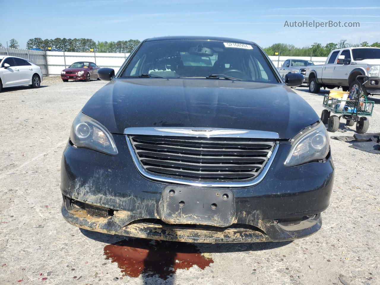 2014 Chrysler 200 Touring Black vin: 1C3CCBBG5EN197515