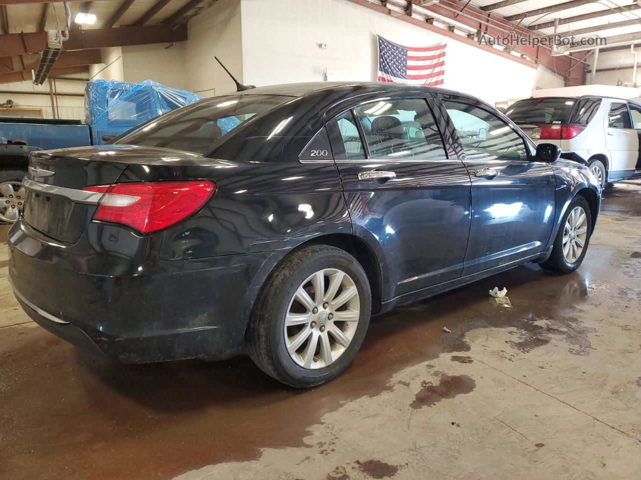 2014 Chrysler 200 Touring Black vin: 1C3CCBBG6EN115243