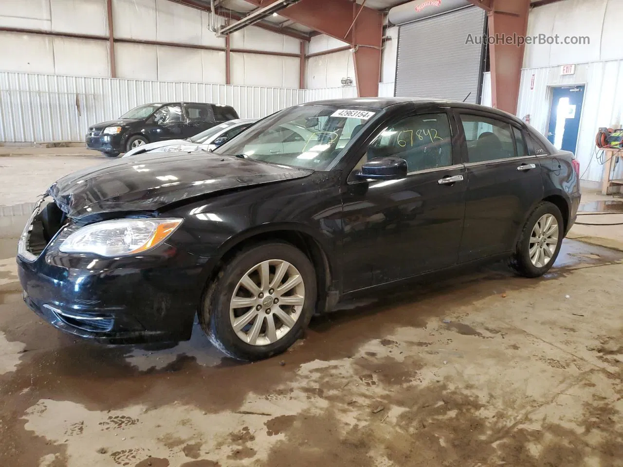 2014 Chrysler 200 Touring Black vin: 1C3CCBBG6EN115243