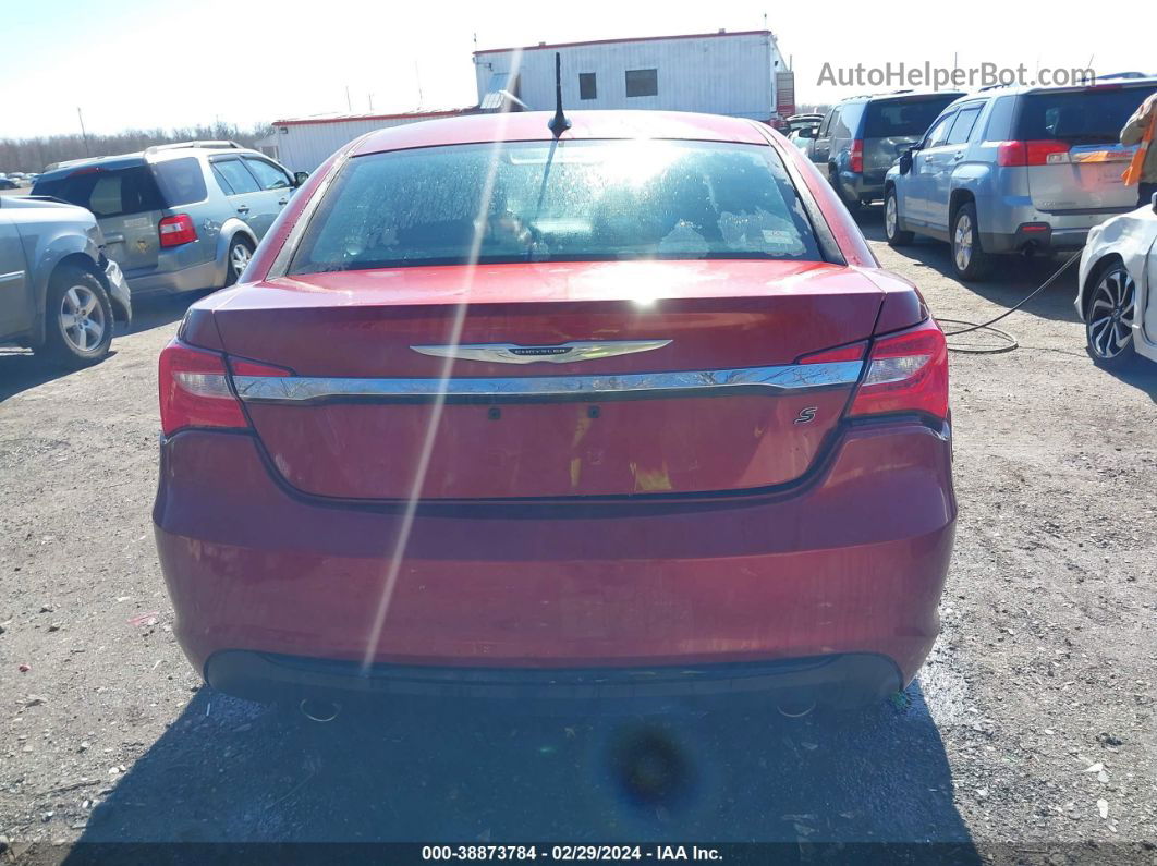 2014 Chrysler 200 Touring Red vin: 1C3CCBBG6EN193036