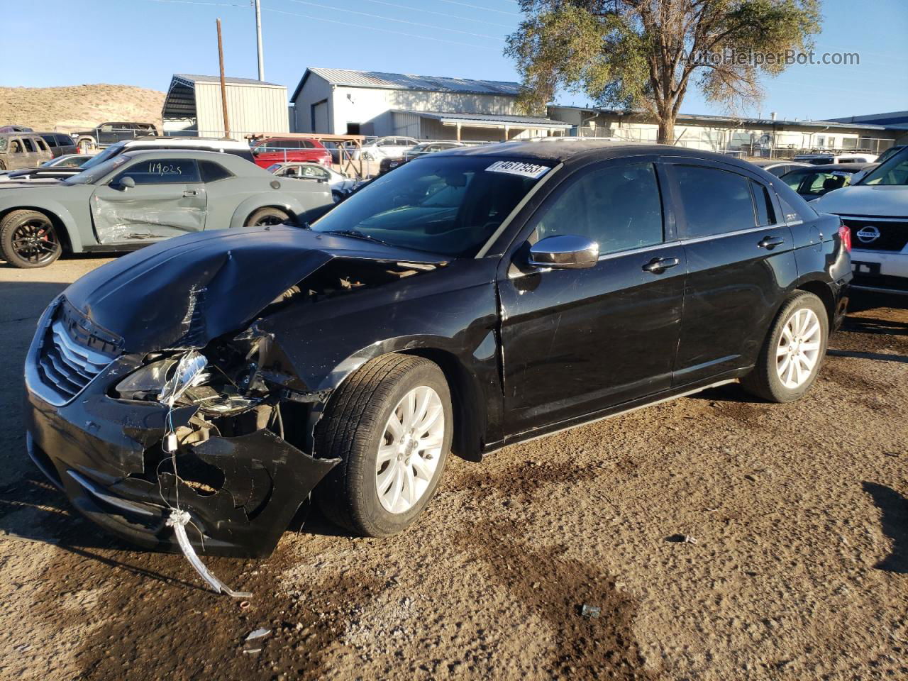 2014 Chrysler 200 Touring Черный vin: 1C3CCBBG7EN106650