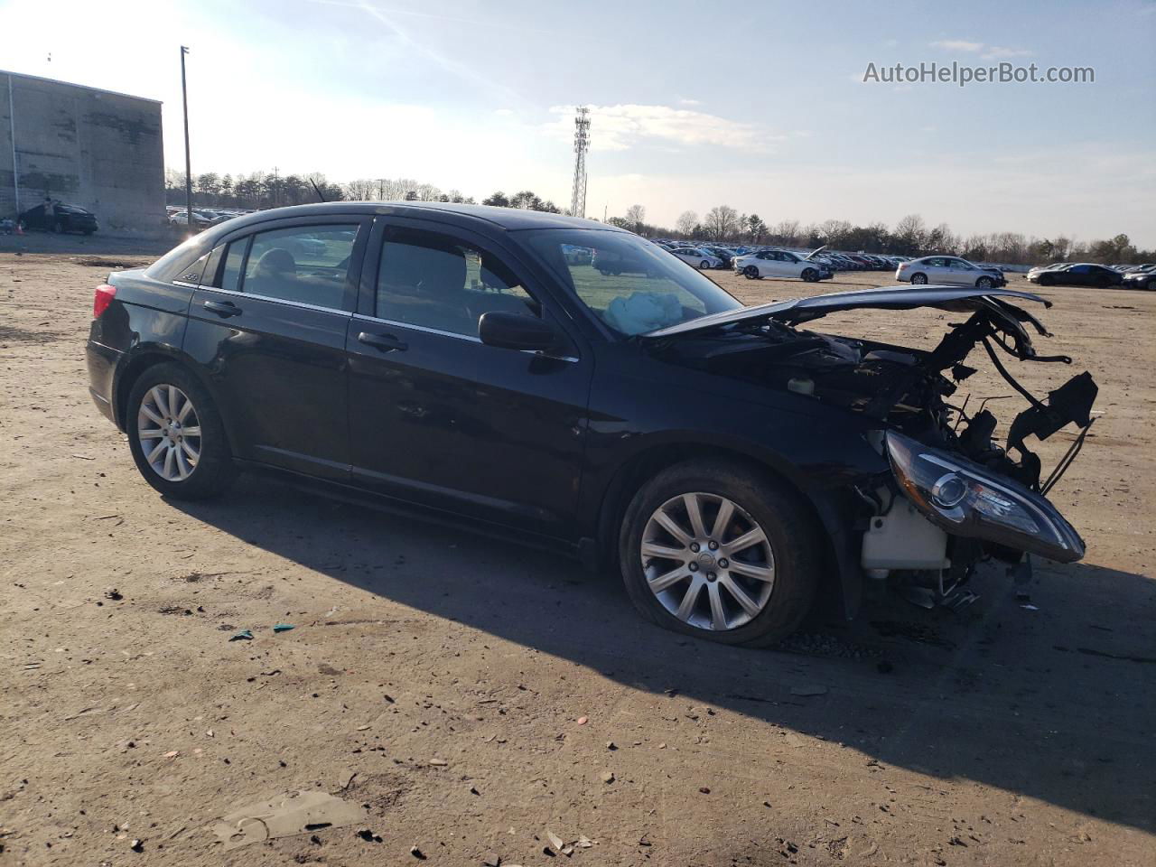 2014 Chrysler 200 Touring Black vin: 1C3CCBBG7EN106762