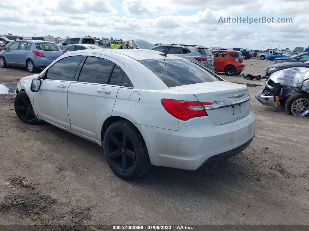 2014 Chrysler 200 Touring White vin: 1C3CCBBG7EN118197