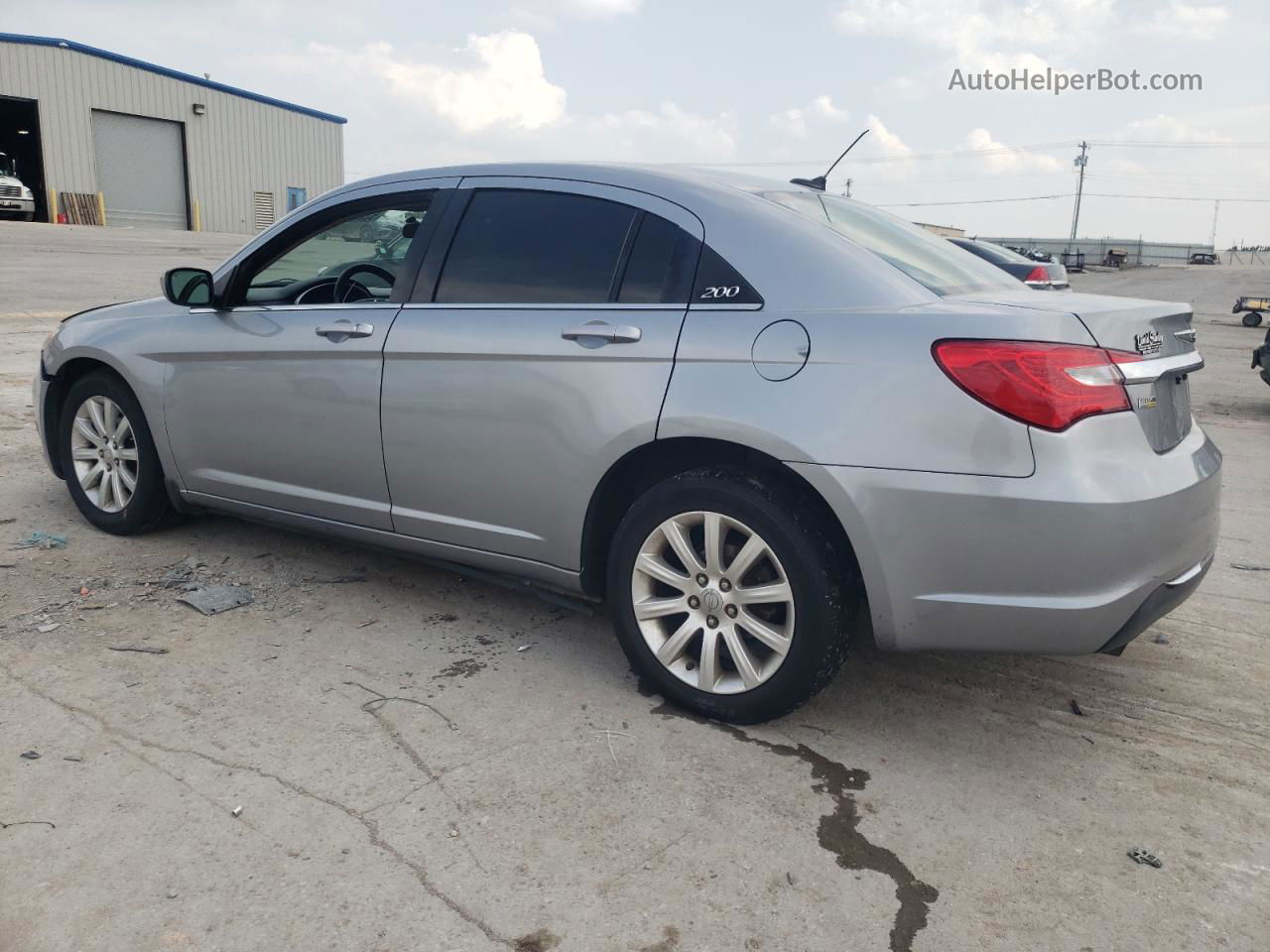 2014 Chrysler 200 Touring Silver vin: 1C3CCBBG7EN144976