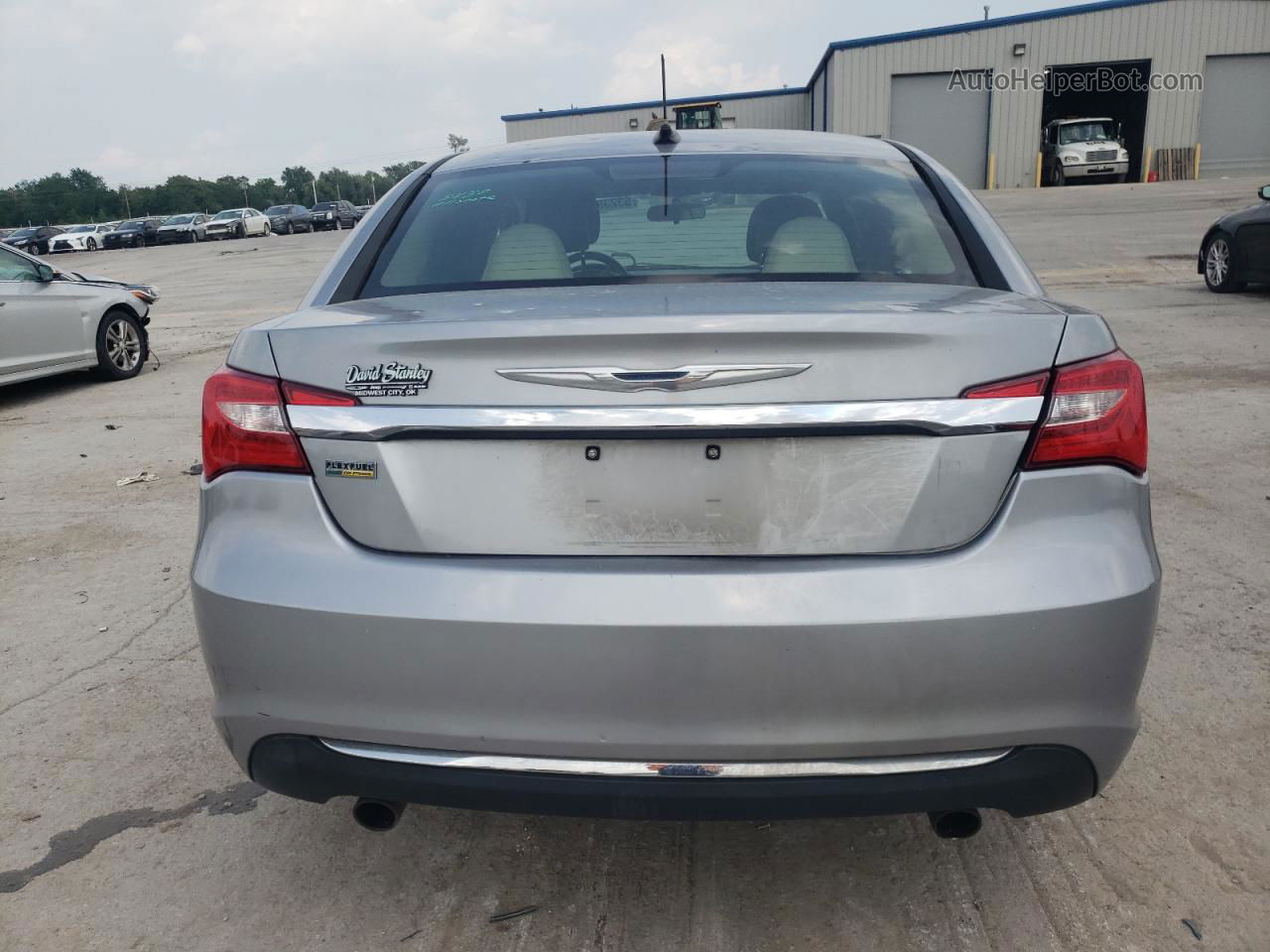 2014 Chrysler 200 Touring Silver vin: 1C3CCBBG7EN144976