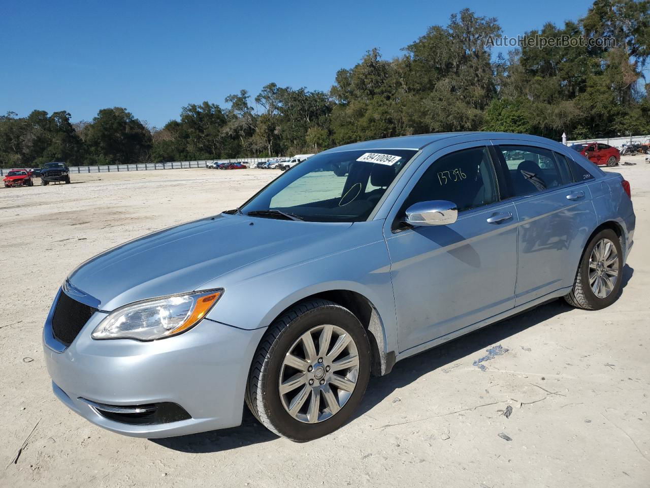 2014 Chrysler 200 Touring Blue vin: 1C3CCBBG8EN119553