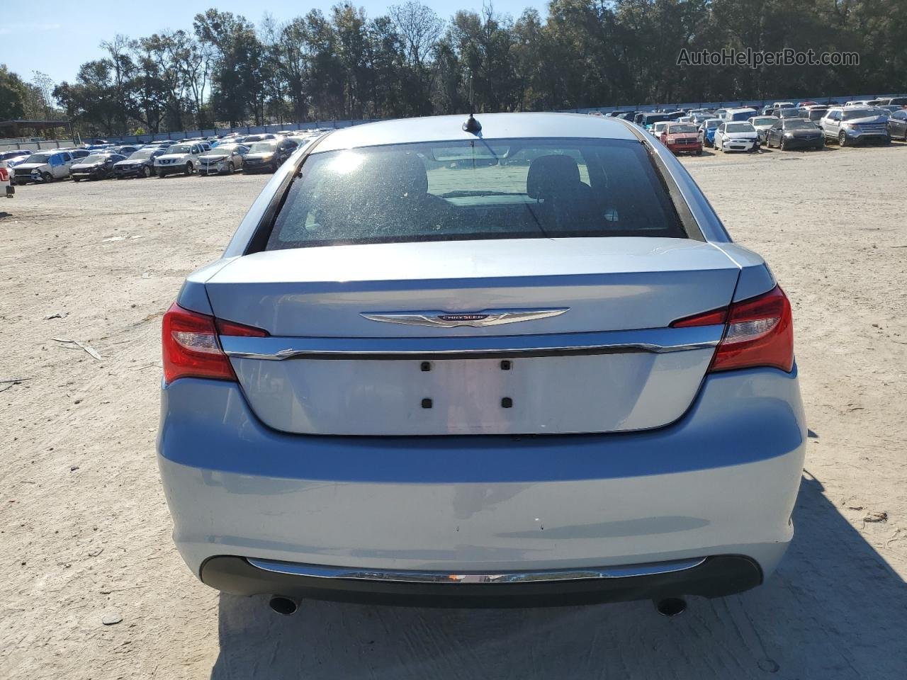 2014 Chrysler 200 Touring Синий vin: 1C3CCBBG8EN119553