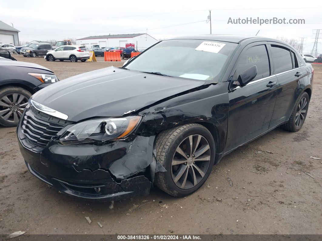 2014 Chrysler 200 Touring Black vin: 1C3CCBBG8EN153508