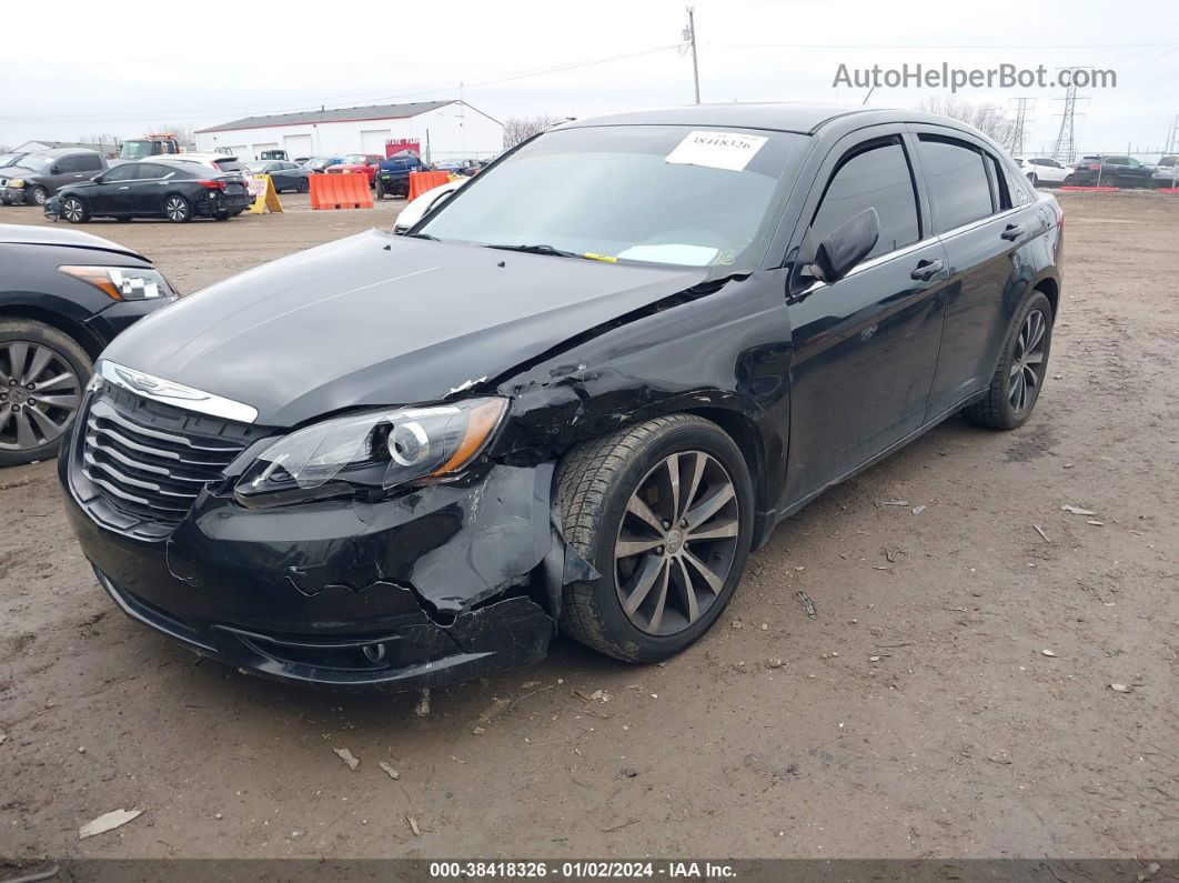 2014 Chrysler 200 Touring Black vin: 1C3CCBBG8EN153508