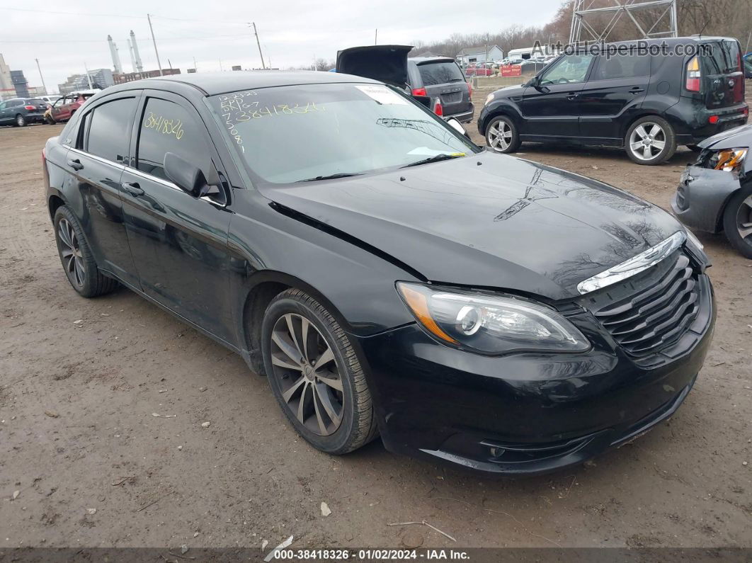 2014 Chrysler 200 Touring Black vin: 1C3CCBBG8EN153508