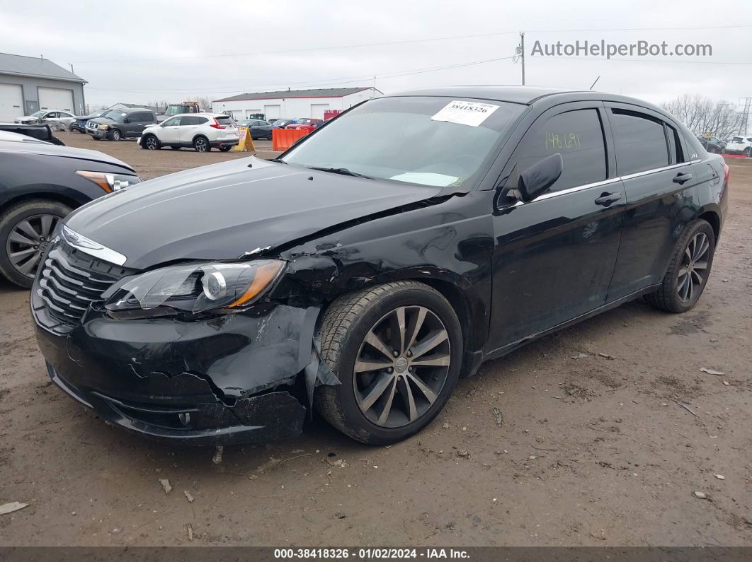 2014 Chrysler 200 Touring Black vin: 1C3CCBBG8EN153508