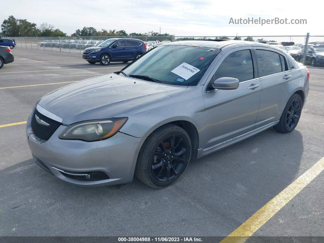 2014 Chrysler 200 Touring Silver vin: 1C3CCBBG8EN164119